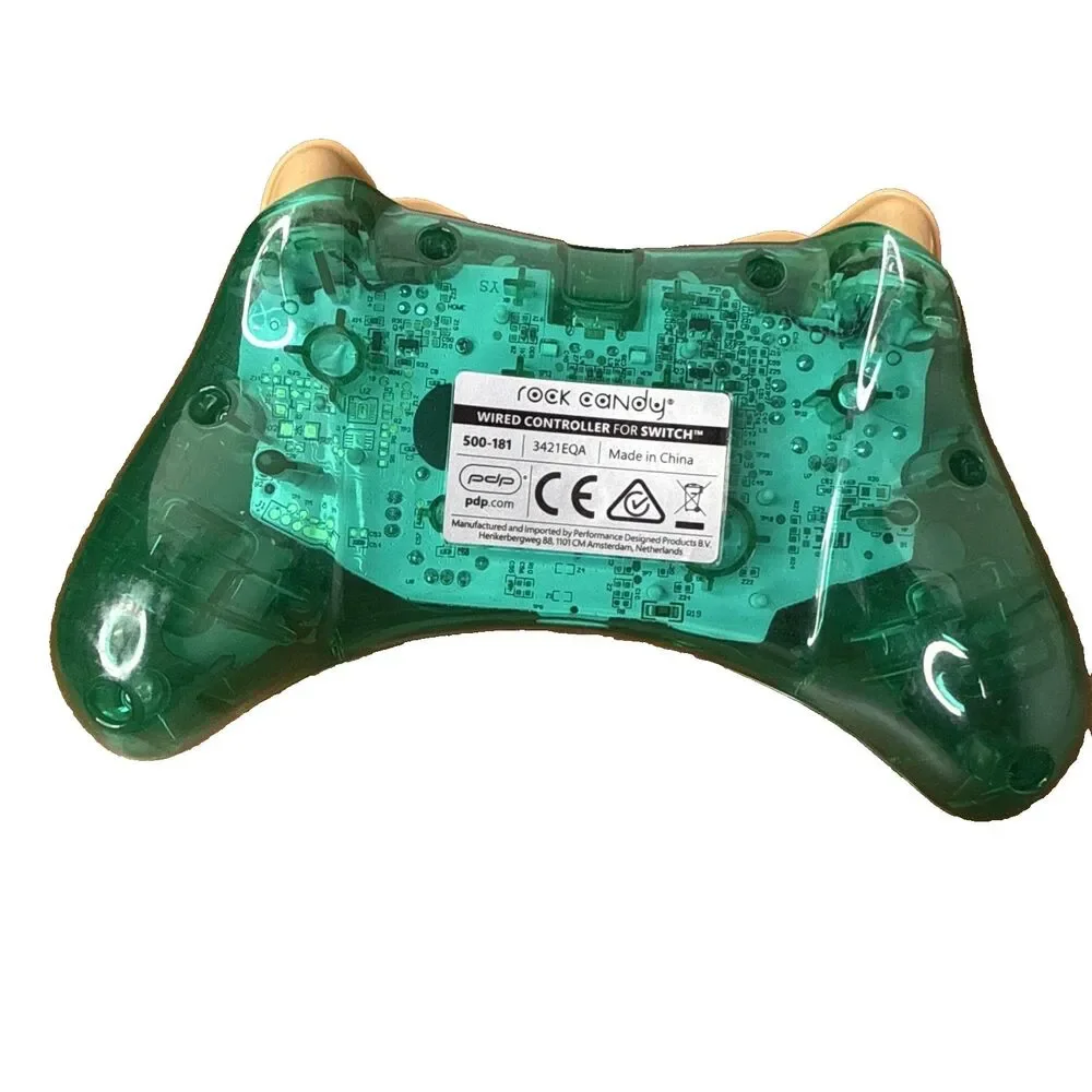 PDP Rock Candy Wired Controller for Nintendo Switch Animal Crossing Green Teal